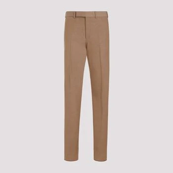 Zegna | Brown Trofeo Formal Summer Wool Pants,商家SEYMAYKA,价格¥4997