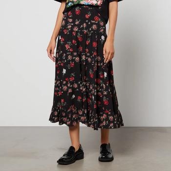 商品See by Chloé | See By Chloé Juliette Floral-Print Stretch-Crepe Maxi Skirt,商家Coggles,价格¥1077图片