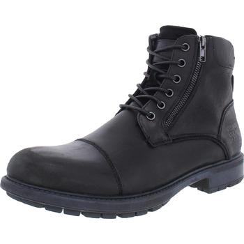 Steve Madden | Steve Madden Mens Ryker Leather Cap Toe Ankle Boots商品图片,3.1折, 独家减免邮费