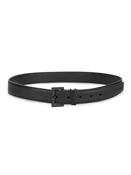 ysl皮带, Yves Saint Laurent | Monogram Leather Belt商品图片 