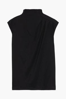 IRIS & INK, IRIS & INK | Fabienne pleated organic cotton-jersey top商品图片 