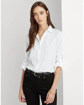 Ralph Lauren | Linen Long Sleeve Collared Button Down Shirt,商家Bloomingdale's,价格¥900