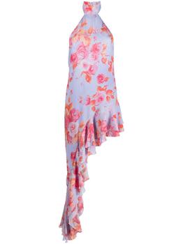 商品THE ANDAMANE | THE ANDAMANE MIRTHA RUFFLE ASYMMETRIC MAXI DRESS,商家Baltini,价格¥4078图片