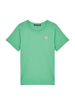 推荐KIDS Nash green logo cotton T-shirt商品