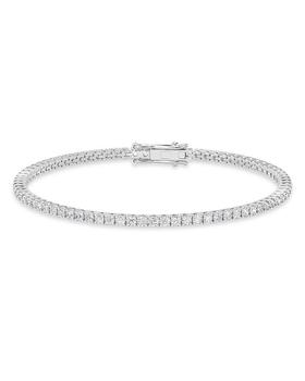 商品De Beers Forevermark | Classic Diamond Tennis Bracelet in 18K White Gold, 3.00 ct. t.w.,商家Bloomingdale's,价格¥61497图片
