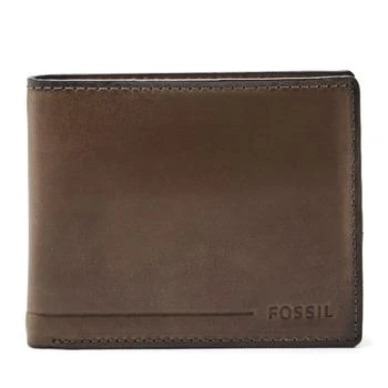 Fossil Men's Allen Leather RFID Passport Case,价格$53.55