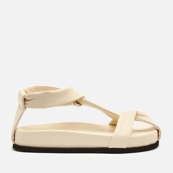 推荐Neous Women's Proxima Leather Flat Sandals - Cream商品