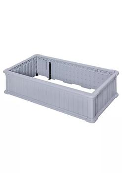 商品Outsunny | 48'' x 24'' x 12'' Raise Garden Bed Kit Planter Box Above Ground for Flowers/Herb/Vegetables Outdoor Garden Backyard with Easy Assembly Grey,商家Belk,价格¥931图片