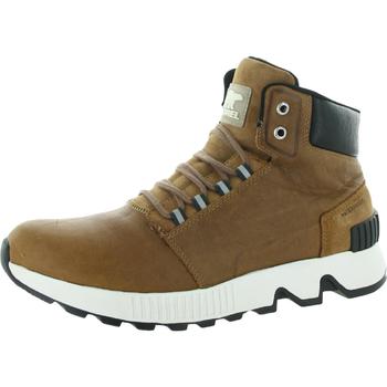 推荐Sorel Mens Mac Hill Leather Weatherproof Waterproof Boots商品