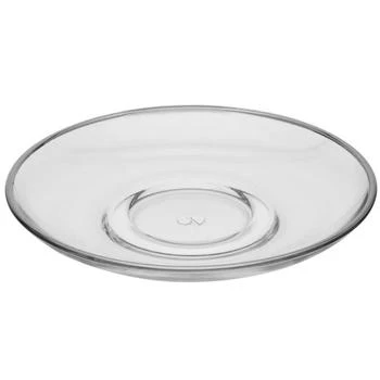 Classic Touch Decor | Set of 6 Glass Plates with Silver Rim,商家Premium Outlets,价格¥427