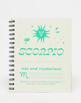 商品TYPO | Typo Scorpio star sign A5 notebook,商家ASOS,价格¥37图片