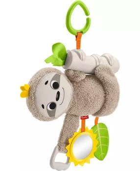 Fisher Price | Slow Much Fun Stroller Sloth, Take Along Baby Toy,商家Macy's,价格¥68