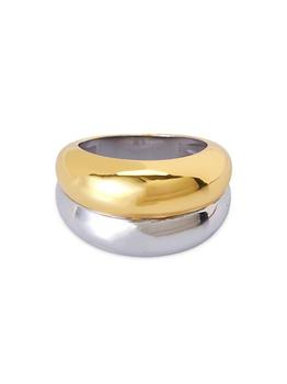 商品Argento Vivo | Two-Tone Sterling Silver Double-Band Ring,商家Saks Fifth Avenue,价格¥727图片