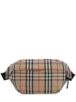 burberry腰包上海, Burberry | Sonny Check Cotton Blend Belt Bag商品图片 