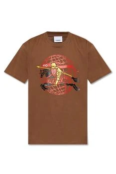 Burberry | Burberry Graphic Printed Crewneck T-Shirt 7.6折