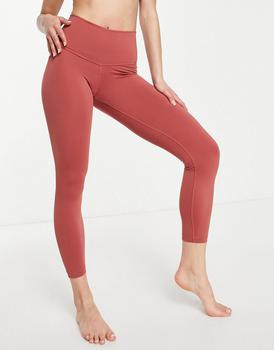 nike court瑜伽, NIKE | Nike Yoga Luxe 7/8 leggings in dark pink商品图片 