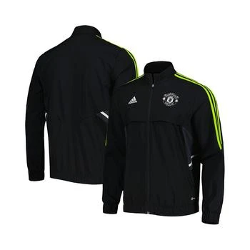 Adidas | Men's Black Manchester United Presentation AEROREADY Full-Zip Jacket 7.3折
