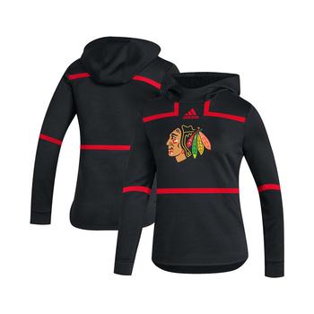 推荐Women's Black Chicago Blackhawks Under The Lights Aeroready Pullover Hoodie商品