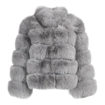 推荐Enry Grey Fox Fur Jacket商品