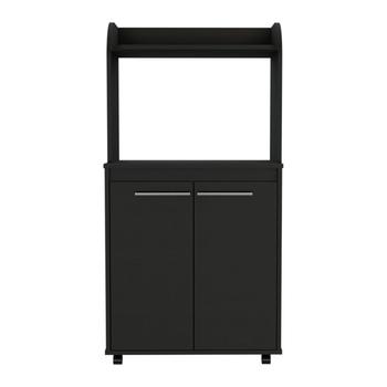 商品FM Furniture | Rockford Kitchen Cart, Open Shelf, Double Door Cabinet, Two Interior Shelves,商家Verishop,价格¥965图片