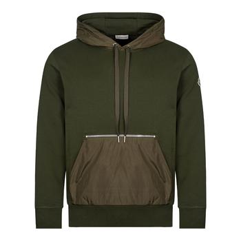 推荐Moncler Zip Pocket Hoodie - Olive商品