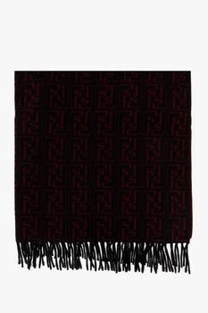 Fendi | Fendi Monogram Jacquard Fringed Scarf 4.7折, 独家减免邮费