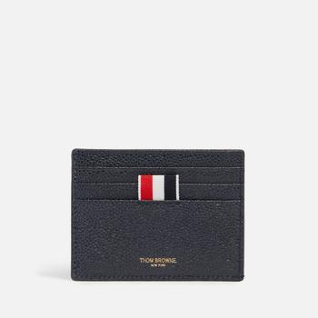 推荐Thom Browne Hector Tartan Appliqué Leather Cardholder商品