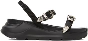 product Black Sporty Platform Sandals image
