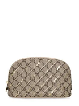Gucci | Canvas Cosmetic Bag,商家LUISAVIAROMA,价格¥3361