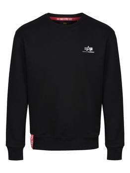 Alpha Industries | Basic sweater sl fp black silver商品图片,