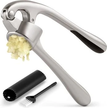 Zulay Kitchen | Easy to Squeeze Professional Grade Garlic Press and Peeler Set,商家Premium Outlets,价格¥177