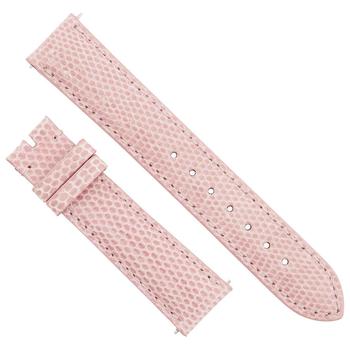 商品Hadley Roma 18 MM Shiny Pink Lizard Leather Strap图片