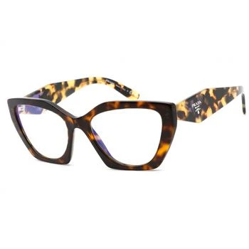 Prada | Prada Women's Eyeglasses - Havana Cat Eye Frame Clear Demo Lens | 0PR 26YS 2AU08N 4.3折×额外9折x额外9.5折, 独家减免邮费, 额外九折, 额外九五折