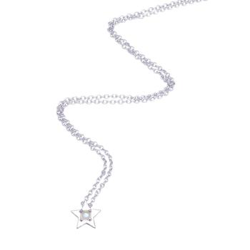 ADORNIA | Adornia Star Necklace with Moonstone Centerpiece silver gold商品图片,4.1折