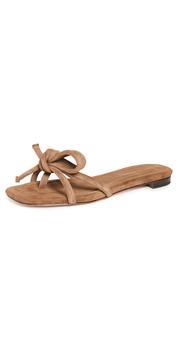 Loeffler Randall推荐, Loeffler Randall | Loeffler Randall Leather Bow Flat Sandals商品图片 
