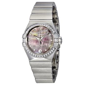 欧米茄星座怎么选, [二手商品] Omega | Pre-owned Omega Constellation Diamond Tahiti Mother of Pearl Dial Ladies Watch 123.15.27.20.57.003商品图片 4.3折