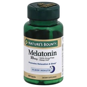 Nature's Bounty | Maximum Strength Melatonin 10 mg Capsules,商家Walgreens,价格¥139