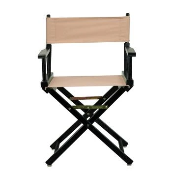 Casual Home | 18" Director's Chair Black Frame-Tan Canvas,商家Premium Outlets,价格¥668