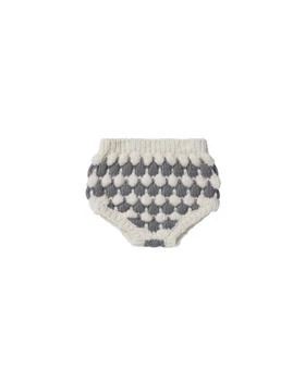 Rylee + Cru | Baby Knit Bloomer Stripe In Natural-Slate,商家Premium Outlets,价格¥251