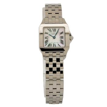 [二手商品] Cartier | Pre-owned Cartier Santos Quartz Silver Dial Mens Watch W25075Z5商品图片,