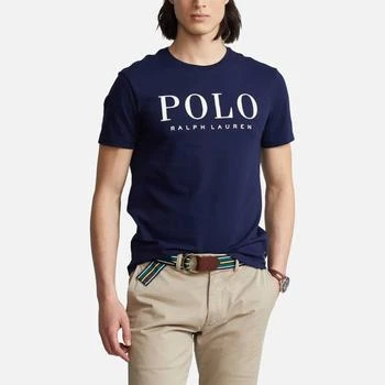 推荐Polo Ralph Lauren Men's Script Logo T-Shirt - Cruise Navy商品