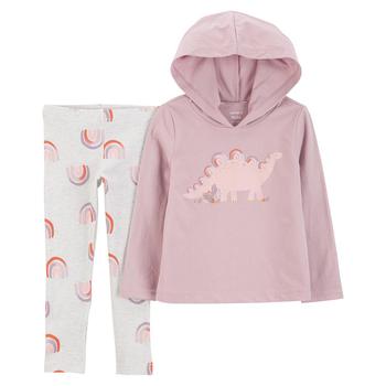 商品Carter's | Toddler Girls Dinosaur Hooded Top and Leggings, 2 Piece Set,商家Macy's,价格¥139图片