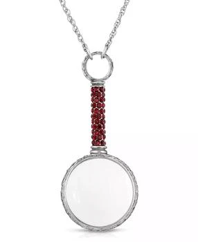 2028 | Pewter Crystal Magnifying Glass 30" Necklace,商家Macy's,价格¥504