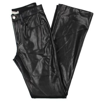 推荐A.L.C. Womens Leather Pocket Wide Leg Pants商品