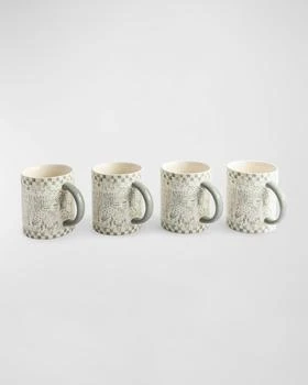 MacKenzie-Childs | Sterling Cottage Mugs, Set of 4,商家Neiman Marcus,价格¥1151