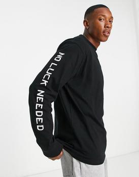 迪克斯, DICKIES | Dickies Union Springs long sleeve t-shirt in black商品图片 
