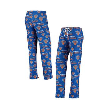 推荐Women's Blue New York Knicks Zest Allover Print Sleep Pants商品