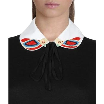 推荐Red Valentino Womens Poplin Beaded Collar Necklace商品