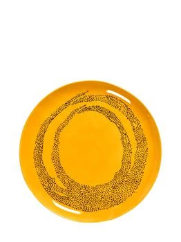 SERAX | Set Of Two 26.5cm Yellow Feast Plates,商家LUISAVIAROMA,价格¥522