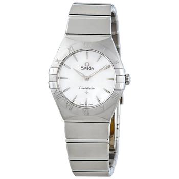 欧米茄星座怎么样, Omega | Constellation Quartz White Mother of Pearl Dial Ladies Watch 131.10.28.60.05.001商品图片 7.9折